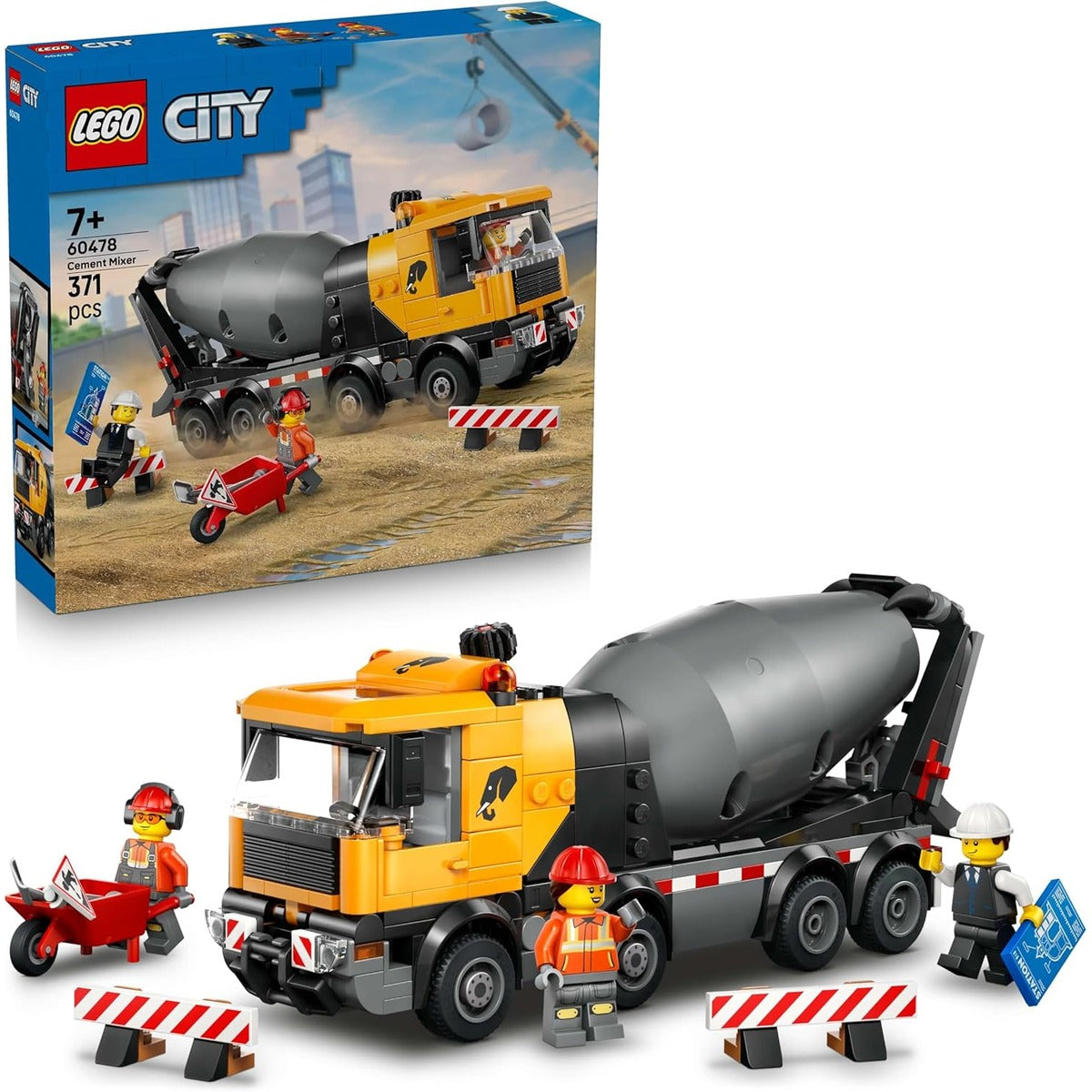 Lego 60498 City Tractor Toy, Birthday Present, Blocks, Educational, Boys, Girls, Children, 6, 7, 8, 9, Vehicle, Car