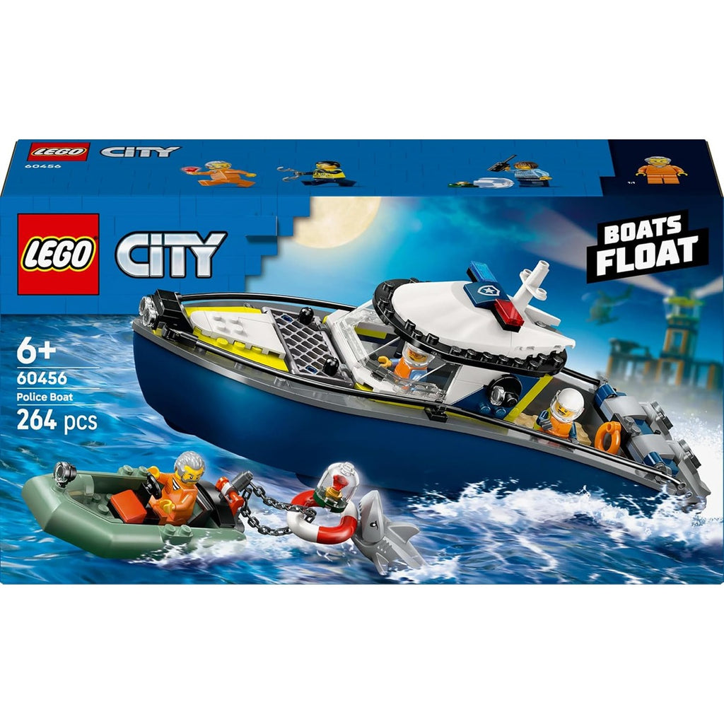 Lego 60456 City Police Boat Chase Toy Birthday Present Blocks