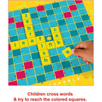 Mattel Games Scrabble Junior Kids Crossword Game with 2-Games-in-1