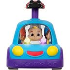 CoComelon Push 'N Sing - Coche familiar interactivo musical iluminado, personajes favoritos de los fanáticos y clips de canción, juguetes para niños pequeños y preescolares