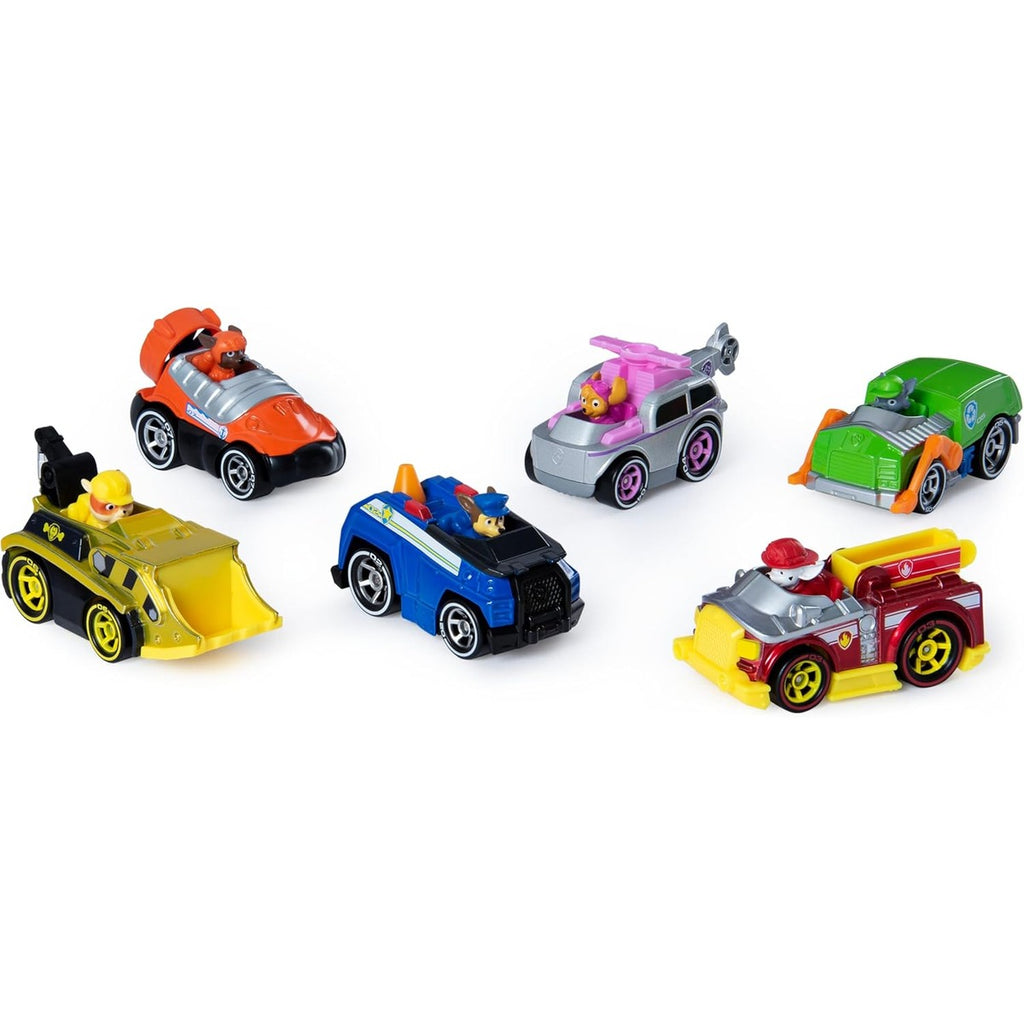 Paw Patrol, True Metal Classic Gift Pack of 6 Collectible Die-Cast Vehicles