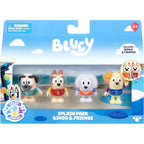 BLUEY S13 COLOR CHANGE FIGURE 4PACK WATER PARK BINGO & FRIENDS EXCLUSIVE