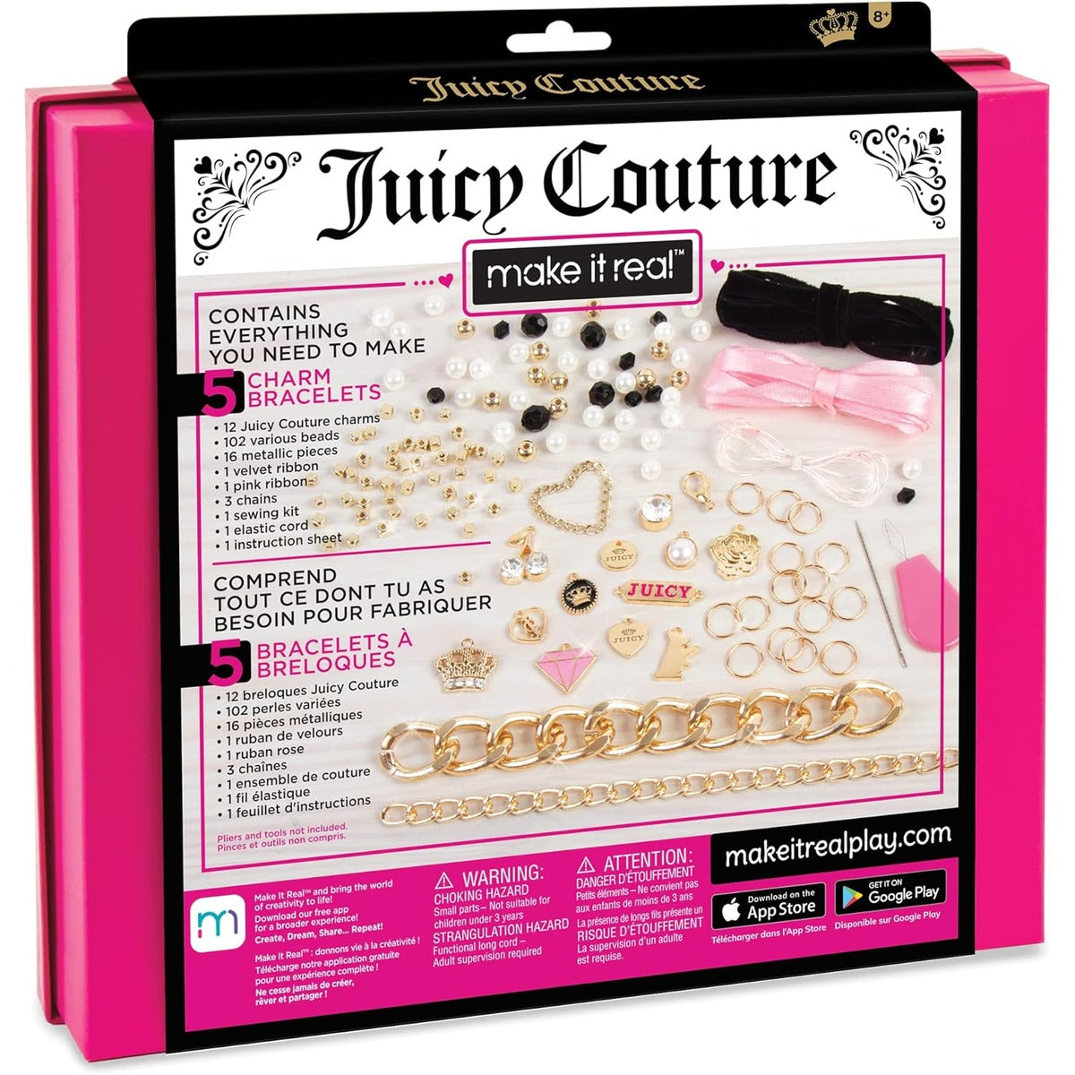 Make It Real: Juicy Coture Chains & Charms, DIY Bracelet Kit