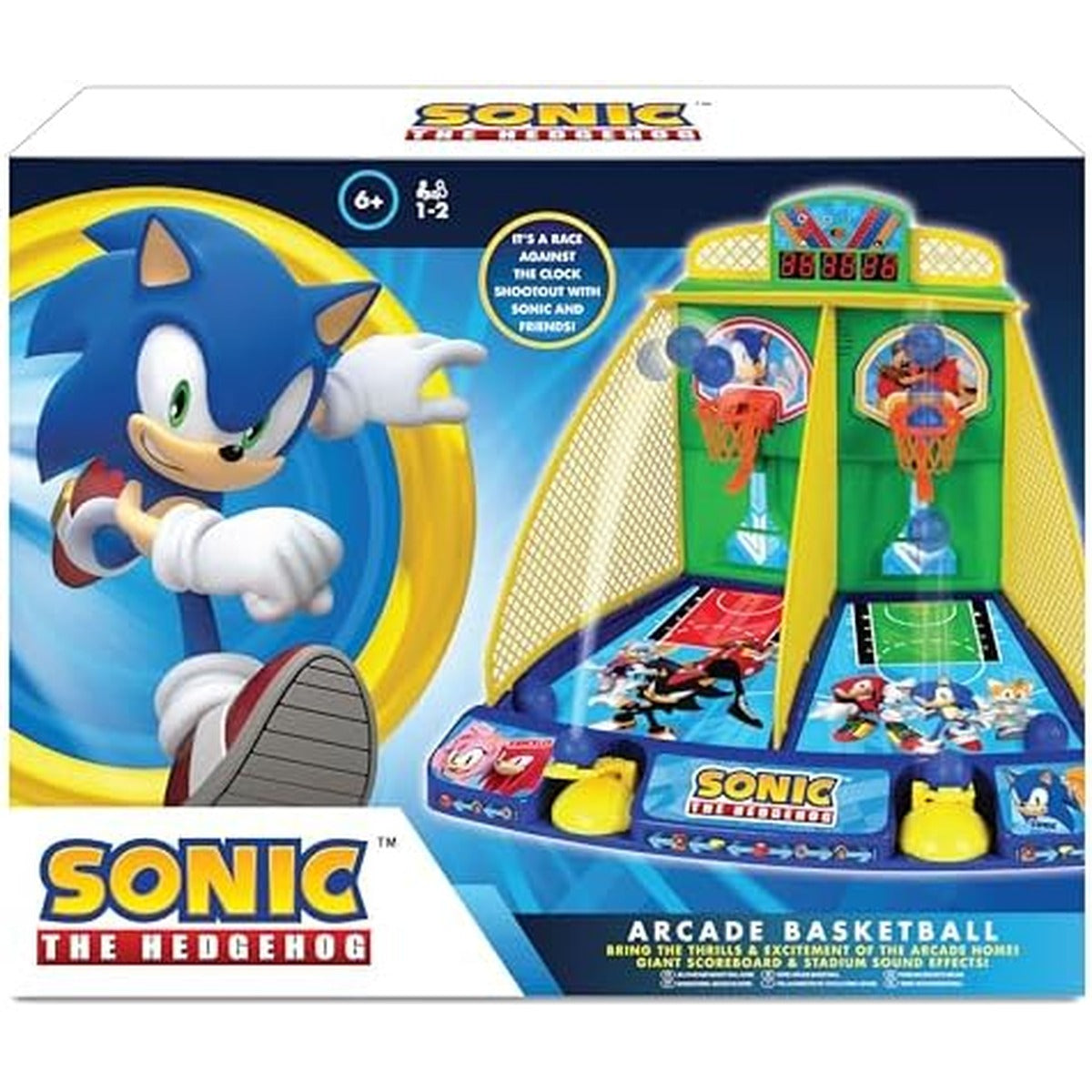 Merchant Ambassador Sonic Electronic Arcade Basket Ball Premium Series ! Retrogaming Fans! Electronic Scoreboard and official Soung! Age 6+ and Above