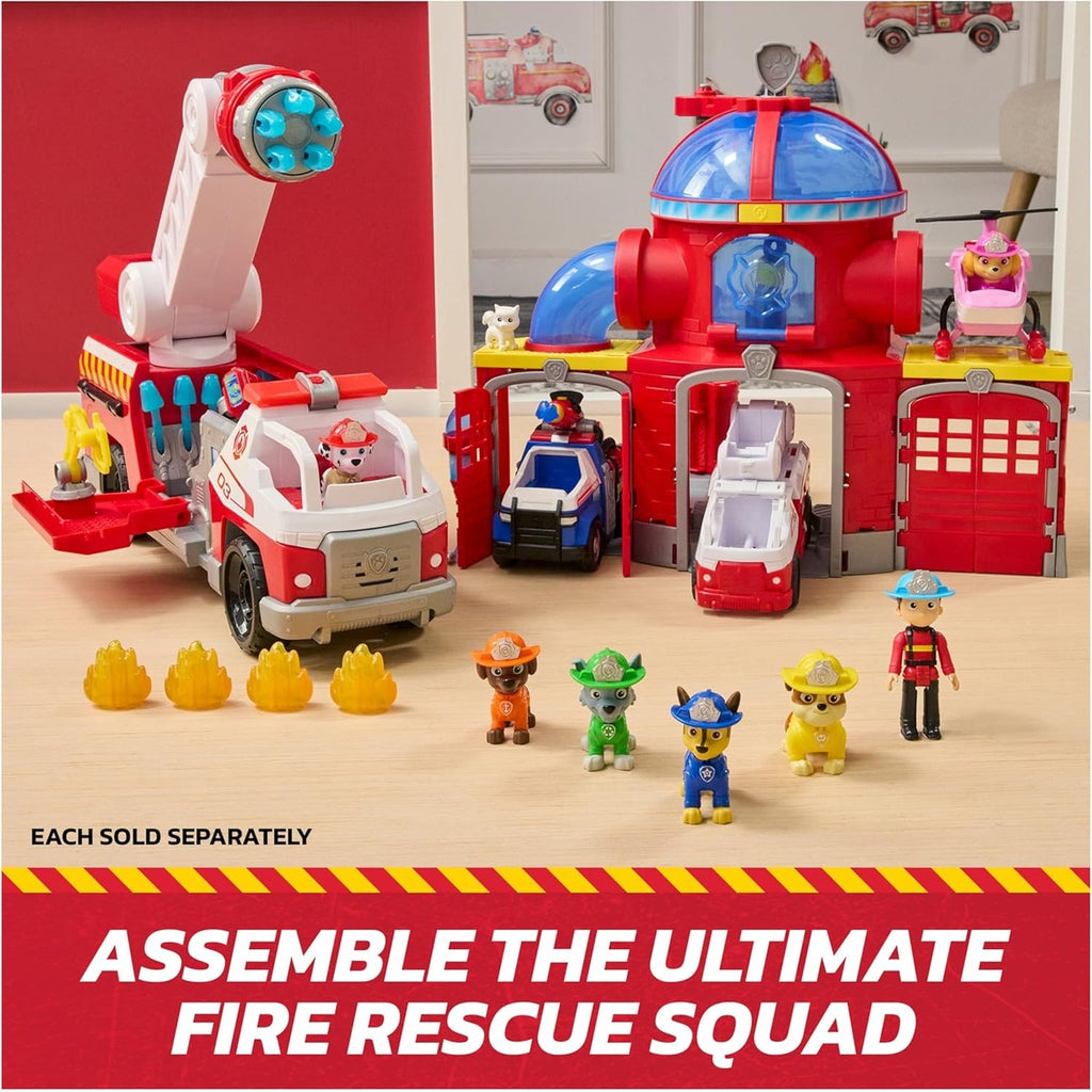 Paw Patrol - PAW Patrol Fire Truck - Marcus Car Figure - Sound and