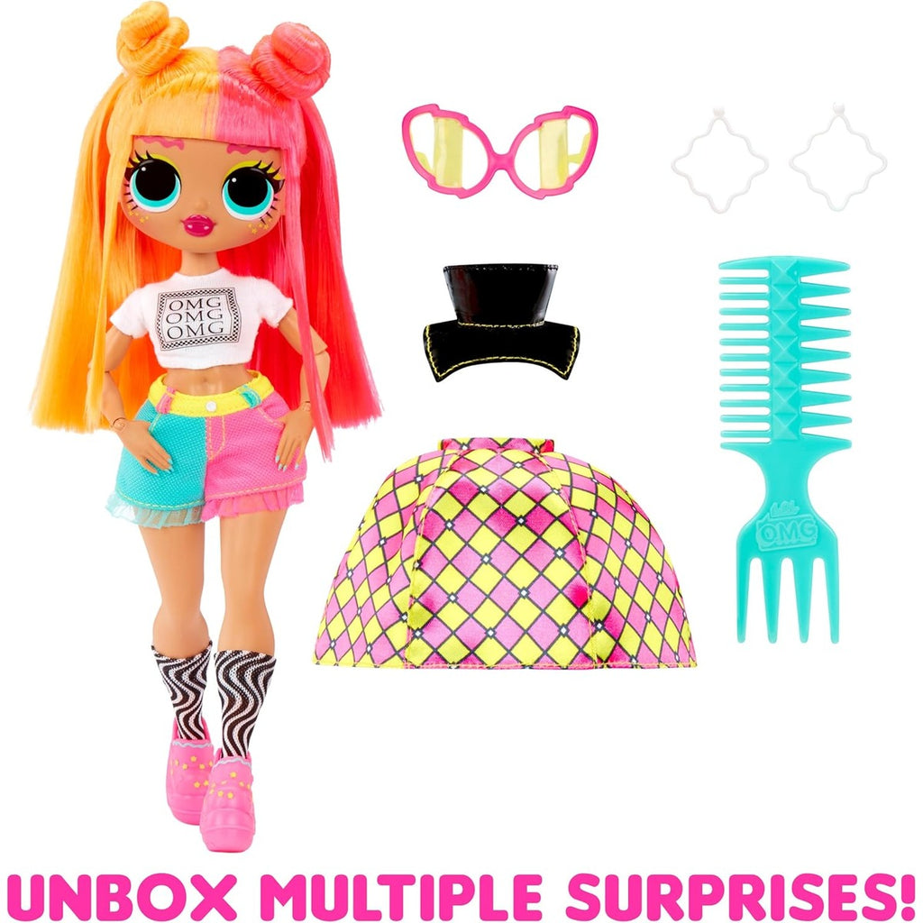 LOL Surprise OMG Neonlicious Fashion Doll with Multiple Surprises