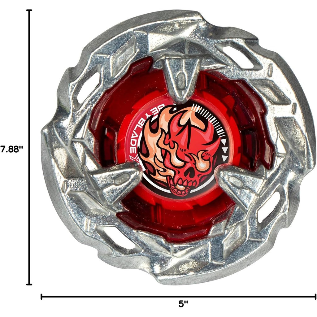 Beyblade X Scythe Incendio 4-60T Starter Pack Set with Balance Type Right-Spinning Top and Launcher; Battling Top Toys for 8 Year Old Boys and Girls