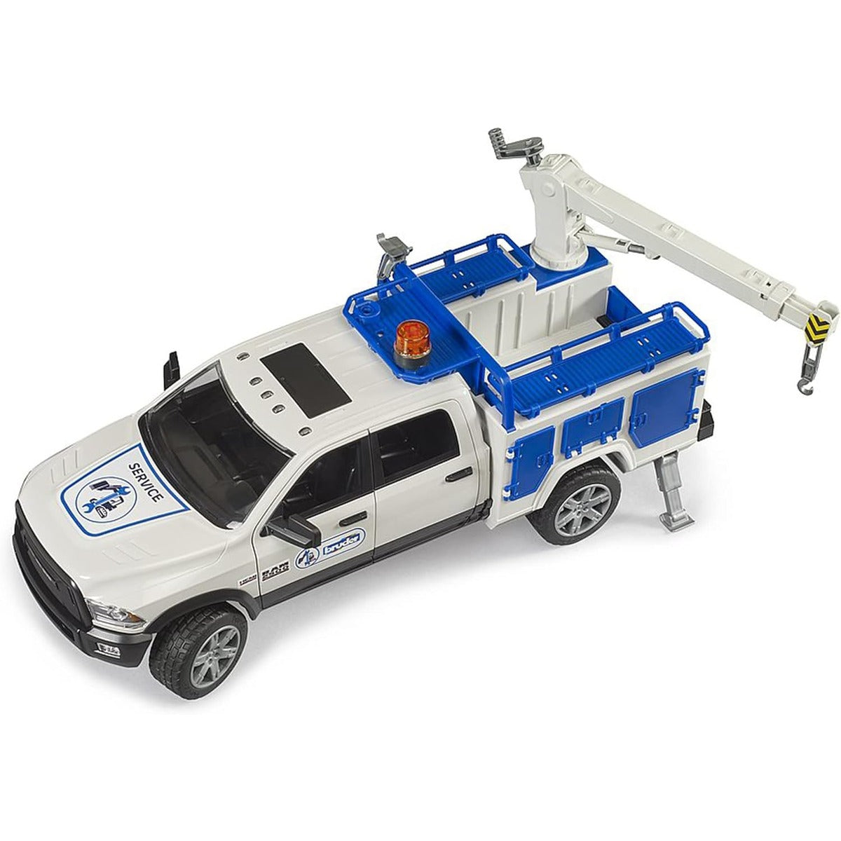 Bruder 02509 RAM 2500 Service Truck with Rotating Beacon