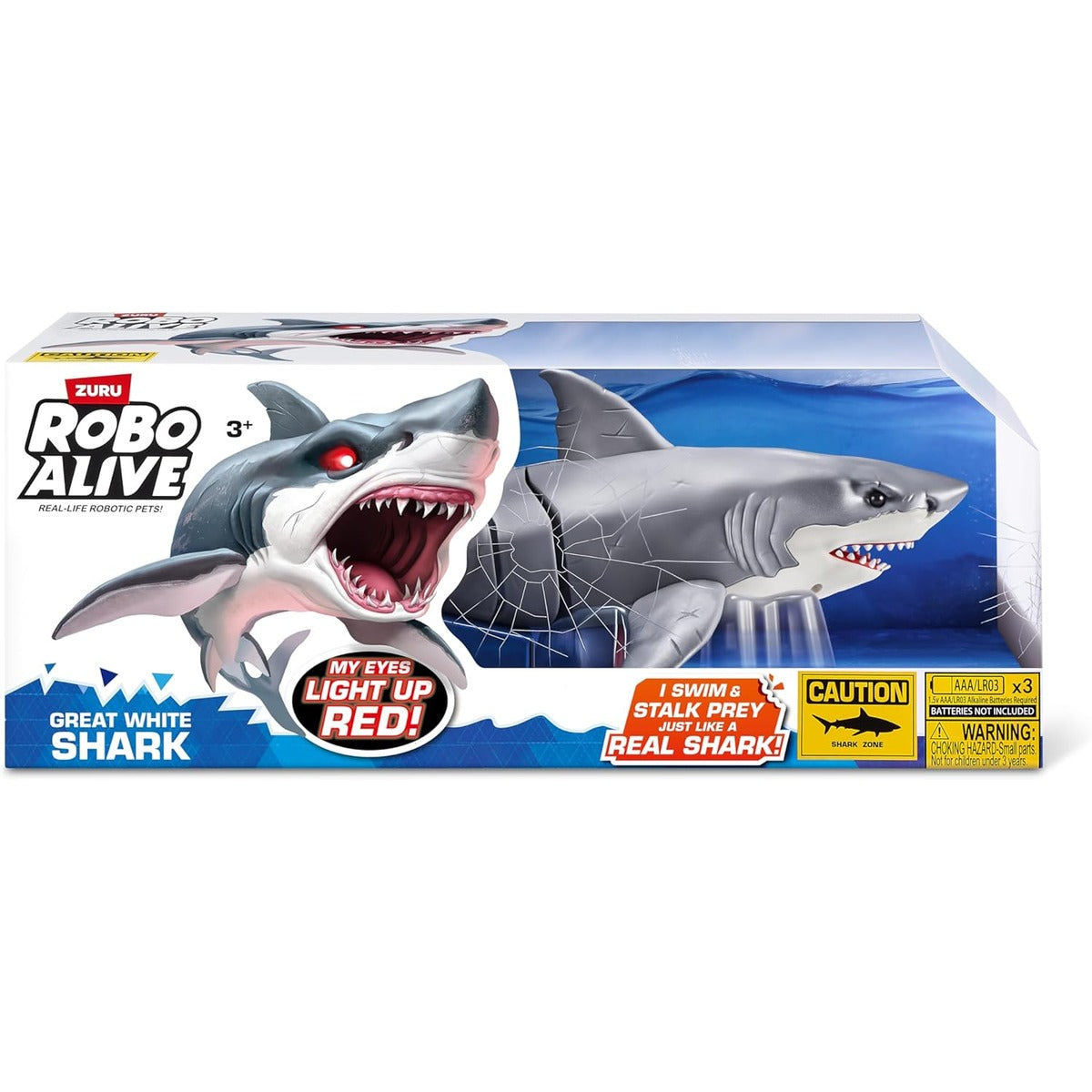 Robo Alive Great White Shark Series 1 by Zuru