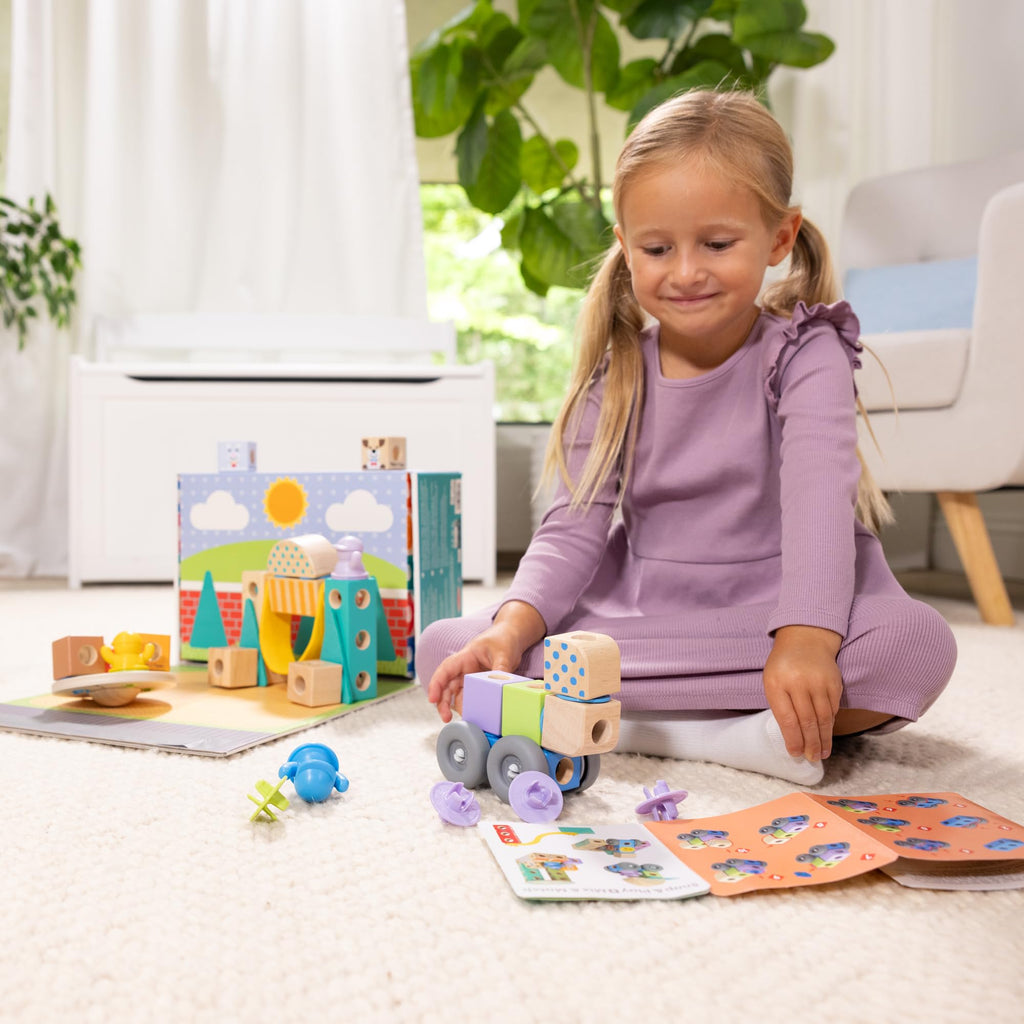 Melissa & Doug Blockables™ Town Snap and Play