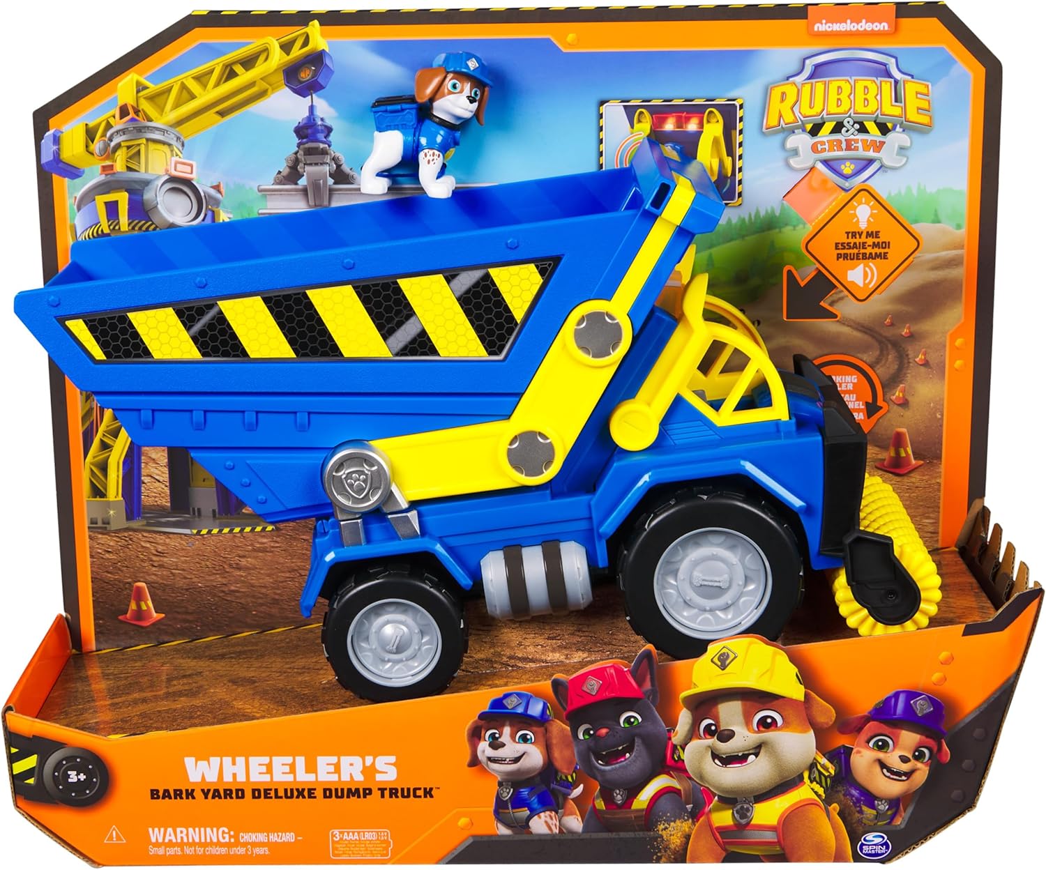 Rubble & Crew Toy Vehicle Deluxe Wheeler Dump Truck