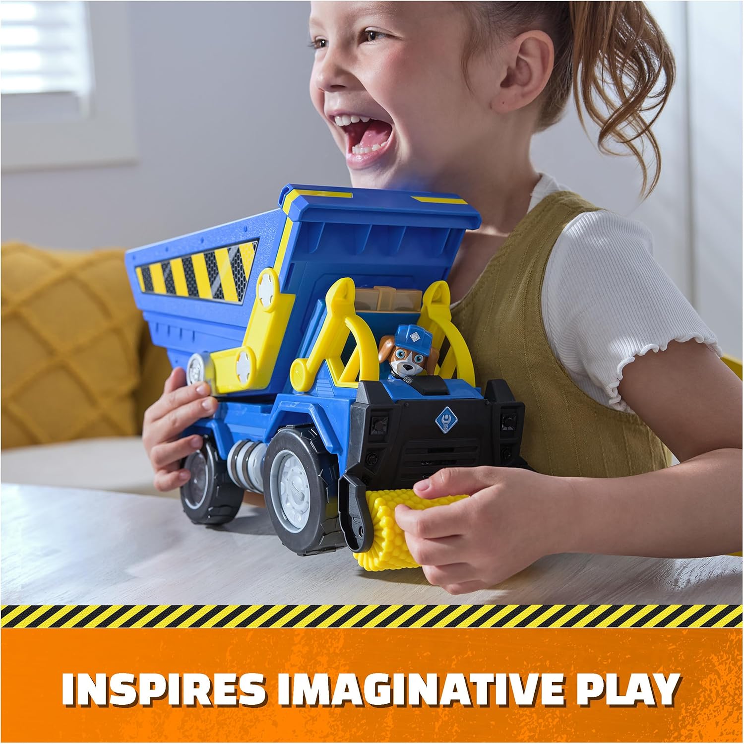 Rubble & Crew Toy Vehicle Deluxe Wheeler Dump Truck