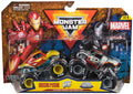 Monster Jam - Twin Pack Original Monster Trucks Marvel Superhero Design