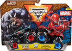 Monster Jam - Twin Pack Original Monster Trucks Marvel Superhero Design