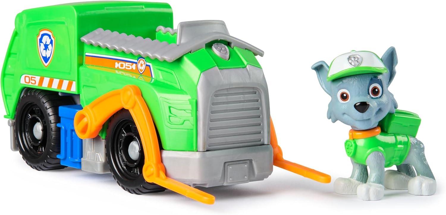 Spin Master PAW Patrol Basic Vehicle with Puppy Figure (Sustainable