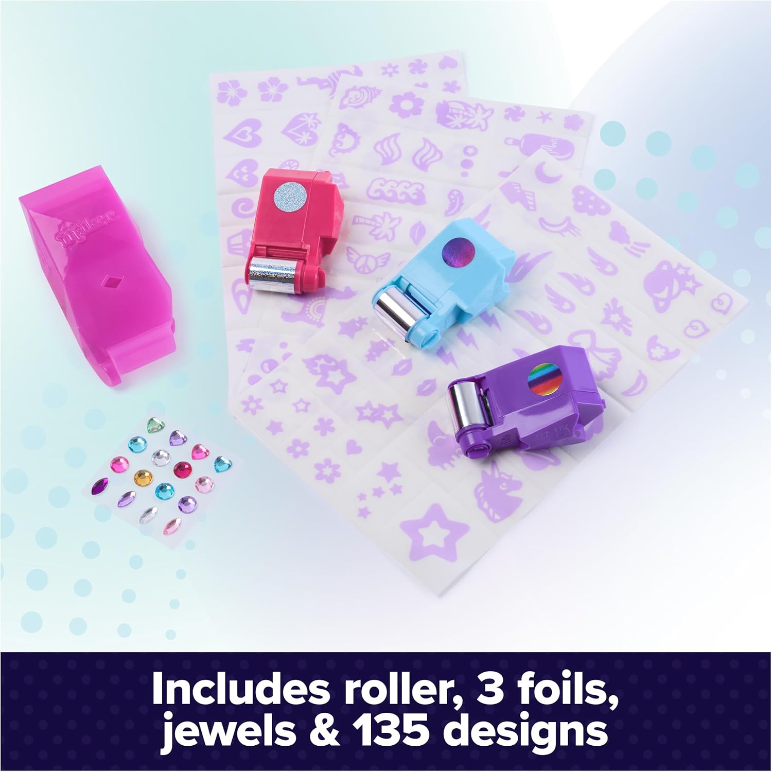 Shimmer Me Body Art Kit by Cool Maker: 135 Temporary Tattoo Designs, Foils