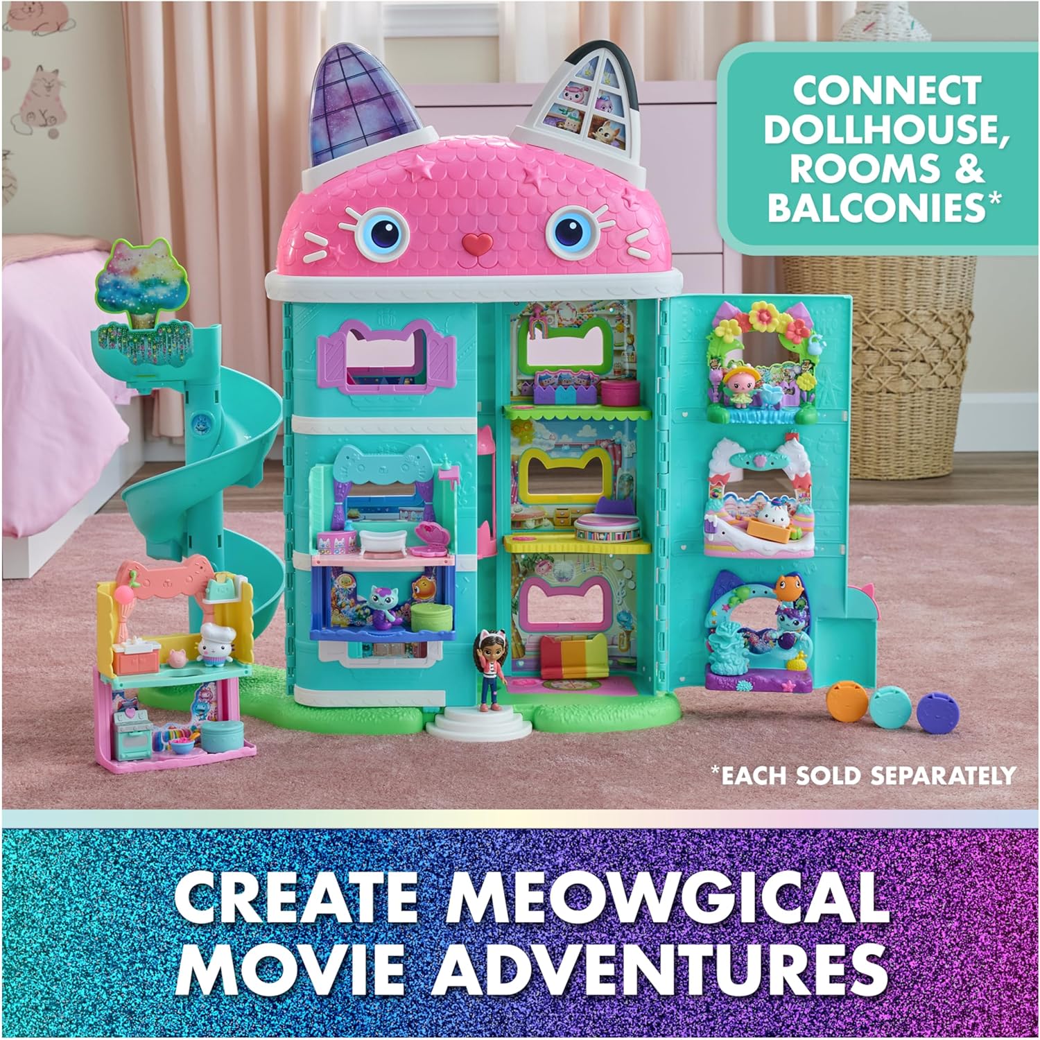 DreamWorks GABBY'S Dollhouse The Movie, Cat-Venture Crew Pack