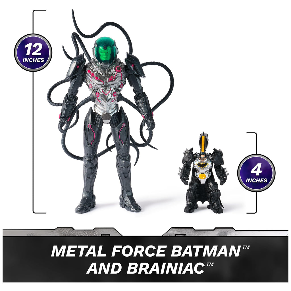 DC Comics, Metal Force Brainiac vs. Batman Action Figure Pack