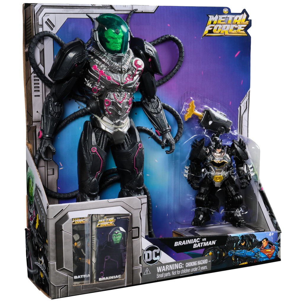DC Comics, Metal Force Brainiac vs. Batman Action Figure Pack