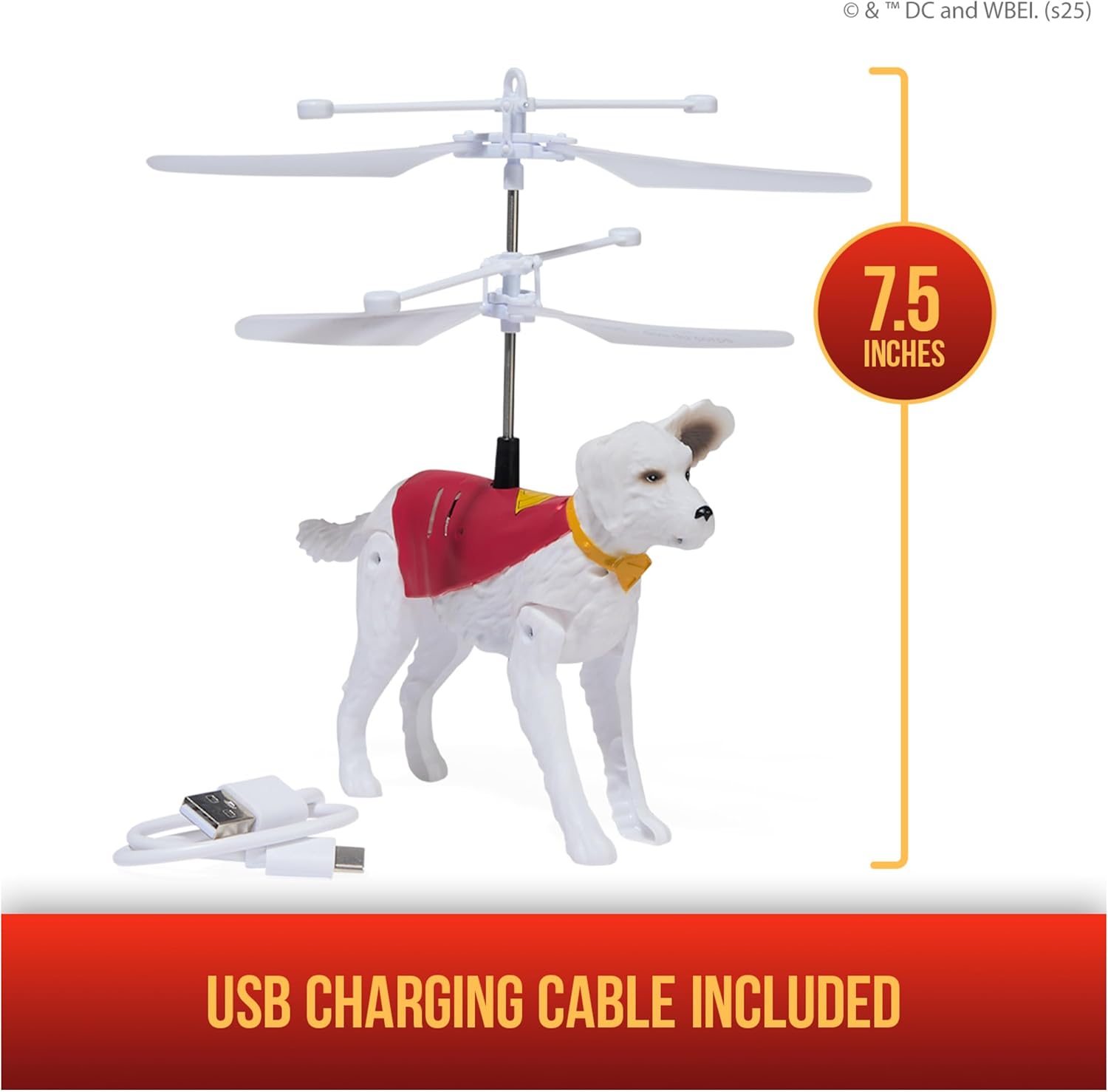 DC Comics, Superman Up in The Sky! Flying Krypto