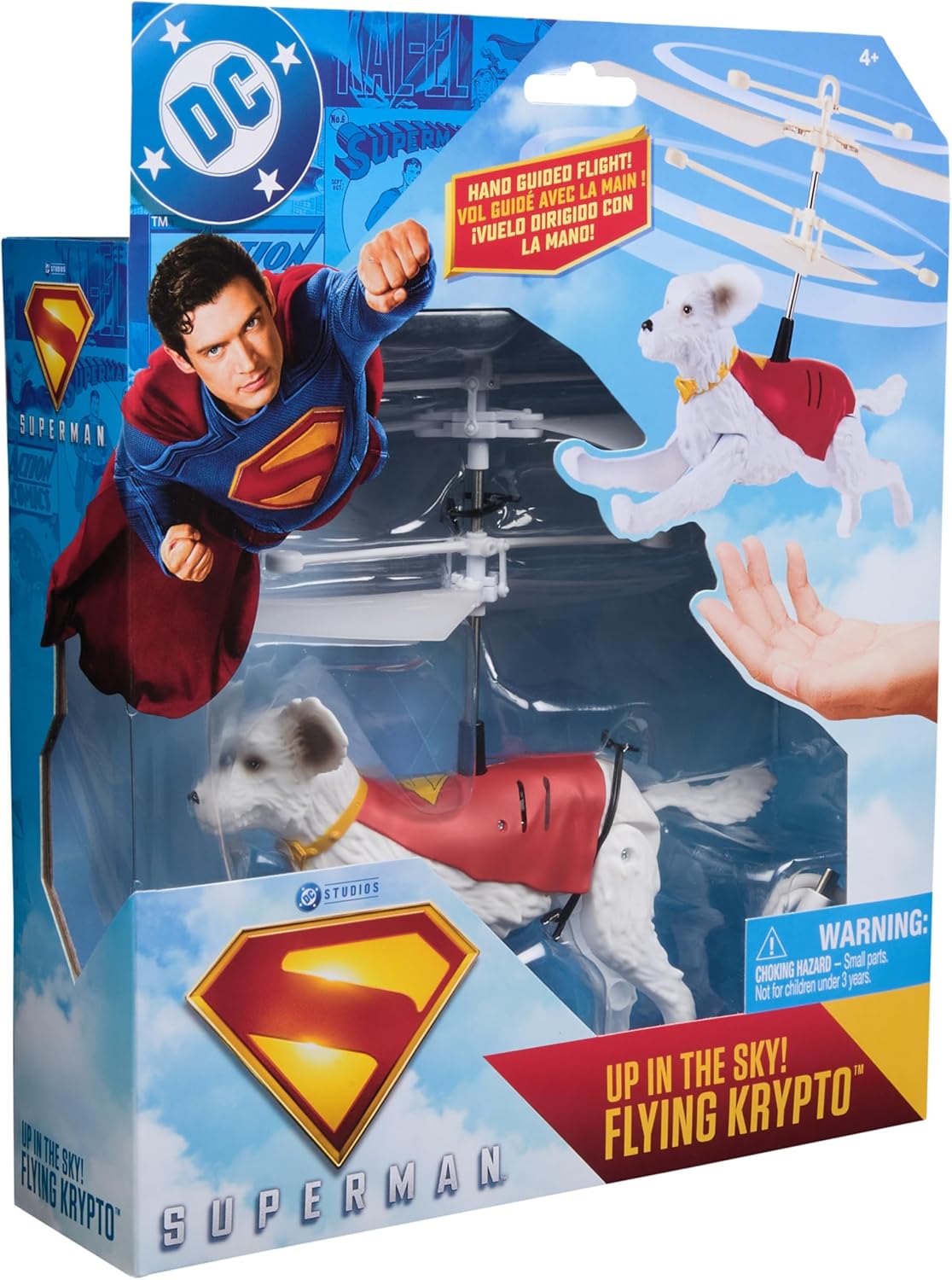 DC Comics, Superman Up in The Sky! Flying Krypto