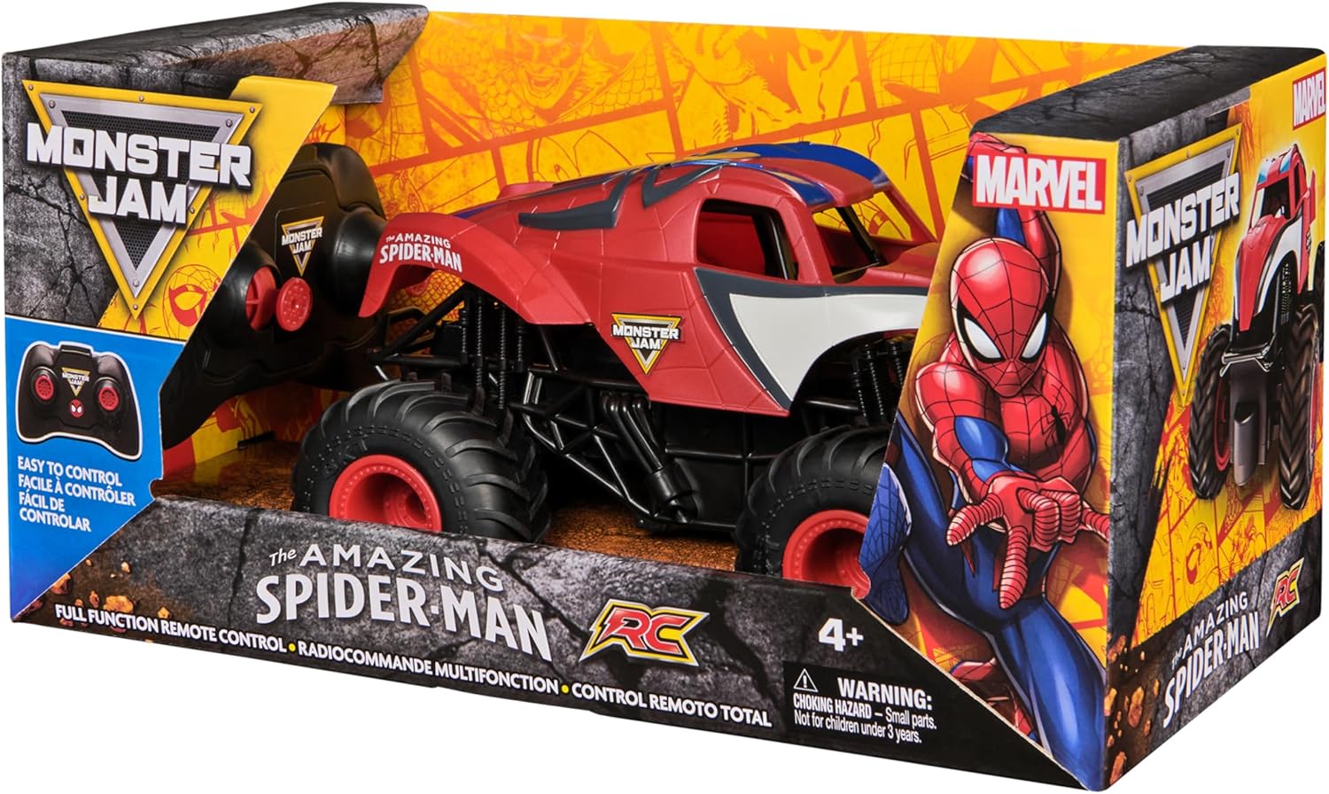 Monster Jam Remote Control Vehicle 1t24 SpiderMan RC