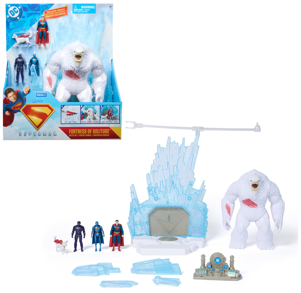 DC Comics - Fortress Of Solitude Playset - Complete Game Universe From