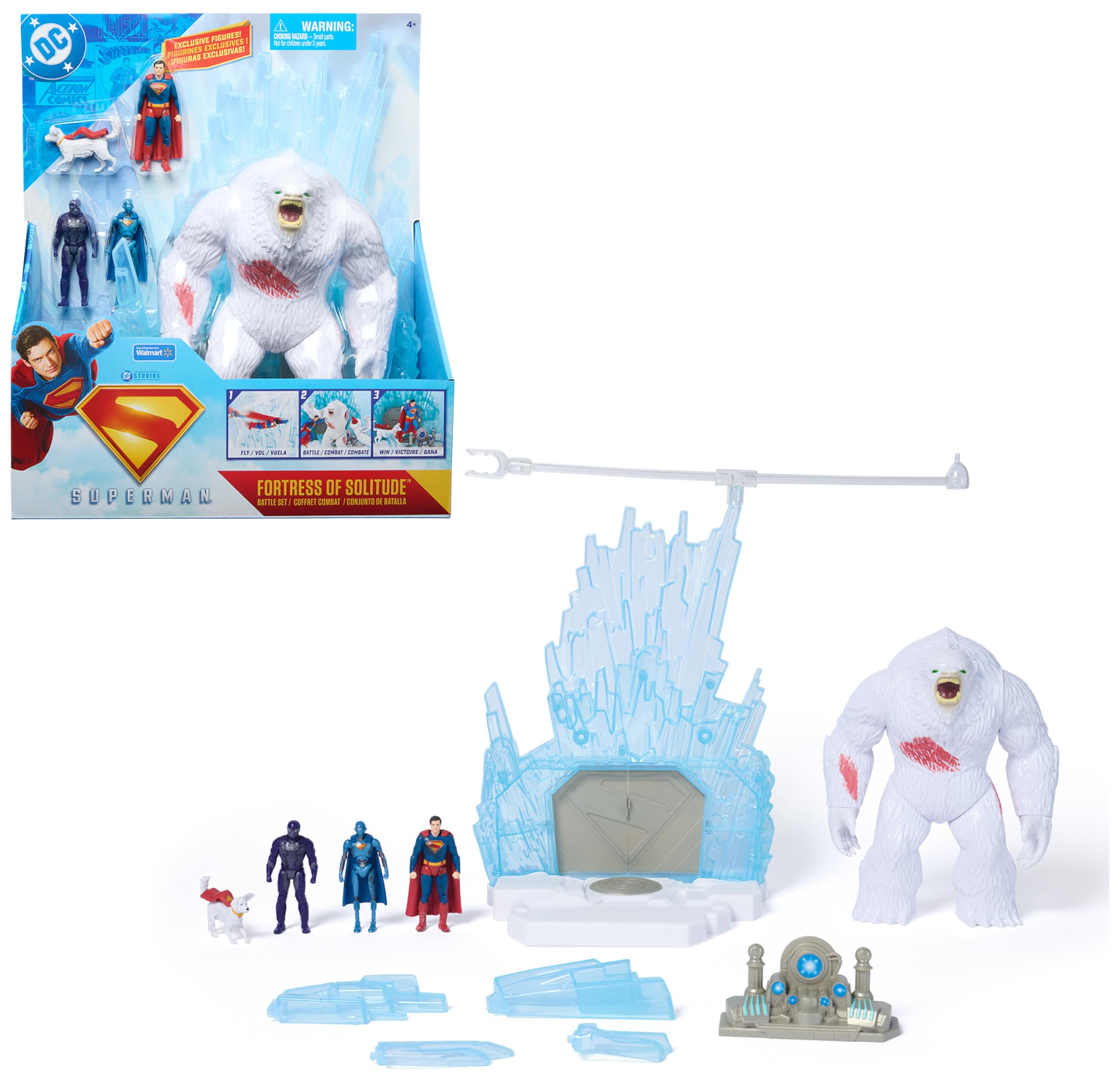 DC Comics - Fortress Of Solitude Playset - Complete Game Universe From