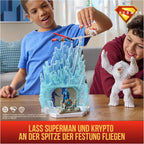 DC Comics - Fortress Of Solitude Playset - Complete Game Universe From