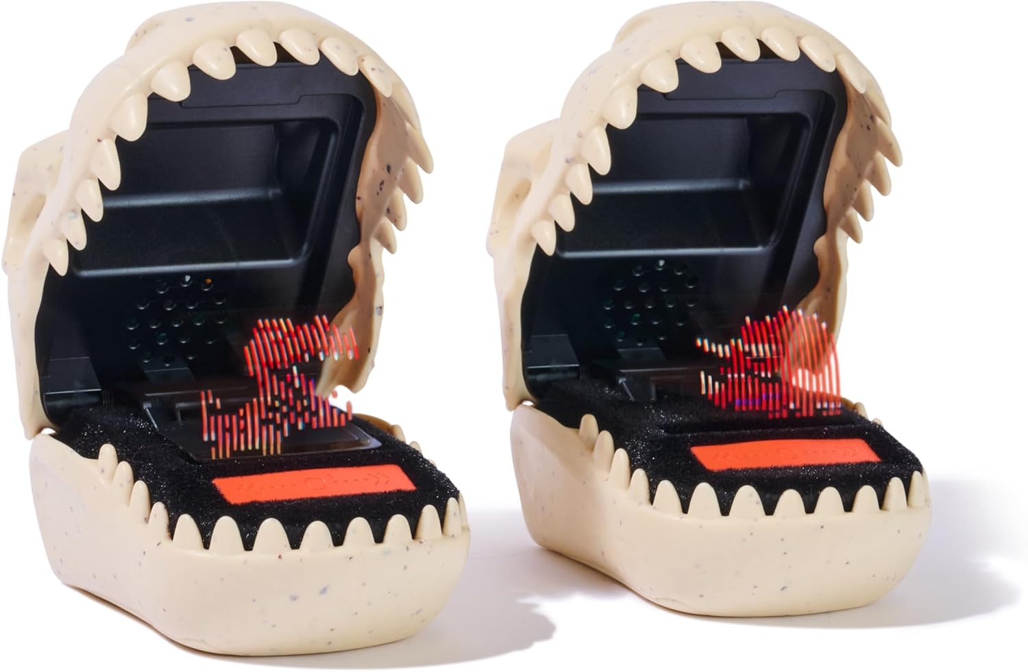 Bitzee Jurassic World T-Rex Skull Interactive Toy with 25 Virtual Dinosaurs that React to Movement and Battle Mode, Collectab