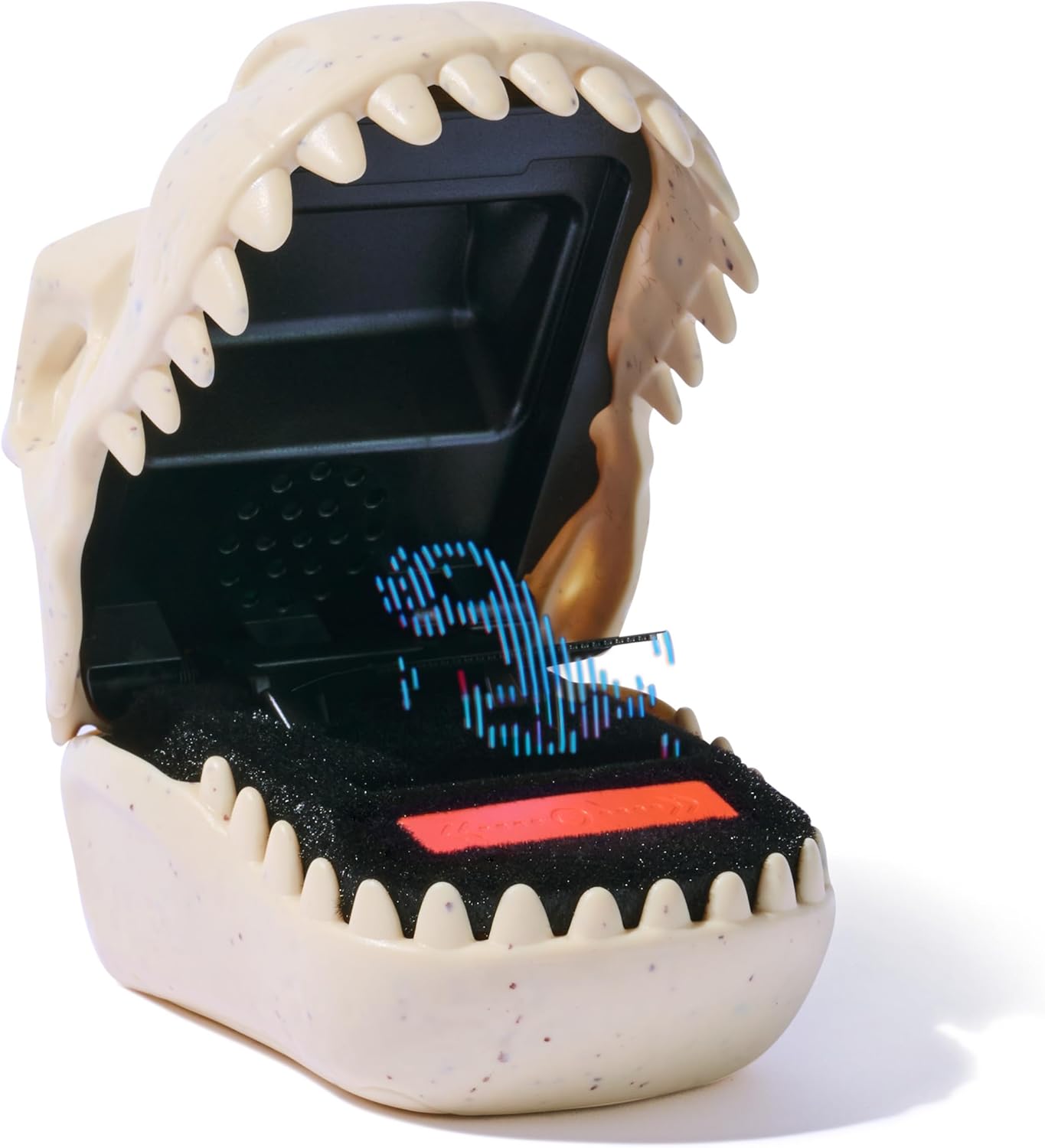 Bitzee Jurassic World T-Rex Skull Interactive Toy with 25 Virtual Dinosaurs that React to Movement and Battle Mode, Collectab