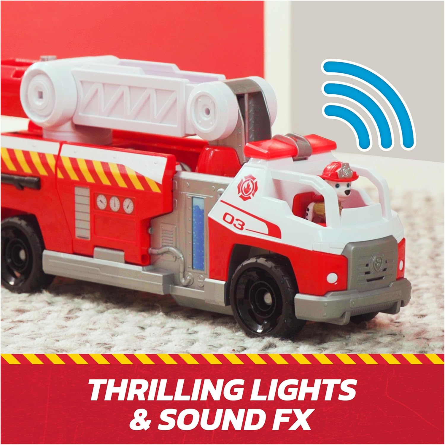 Paw Patrol - PAW Patrol Fire Truck - Marcus Car Figure - Sound and