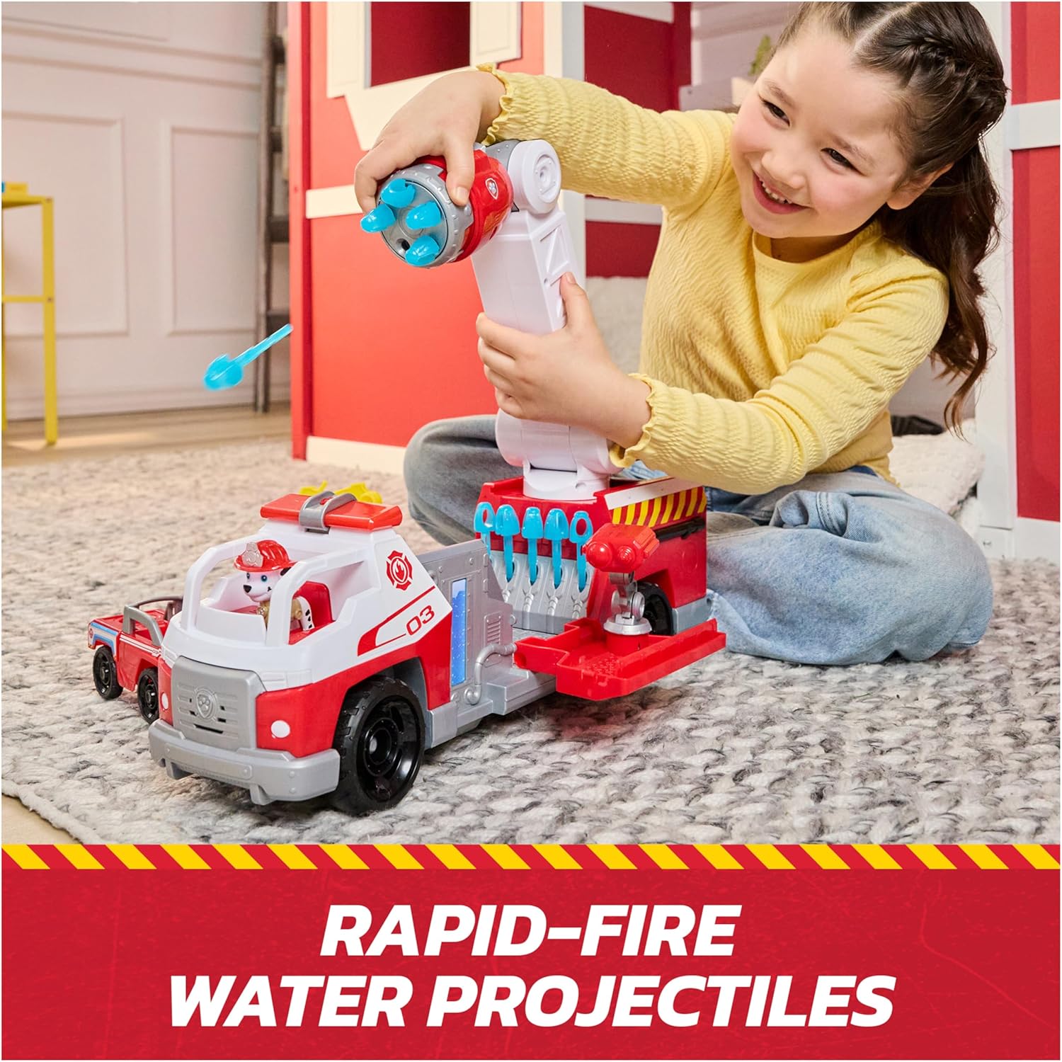 Paw Patrol - PAW Patrol Fire Truck - Marcus Car Figure - Sound and