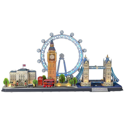 3D Puzzle London Skyline with LED Lighting