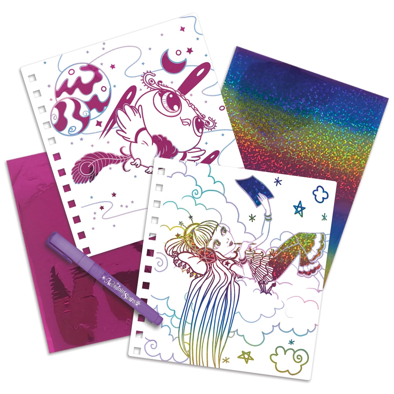 Nebulous Stars Small Creative Book - Fantasy Foil Art