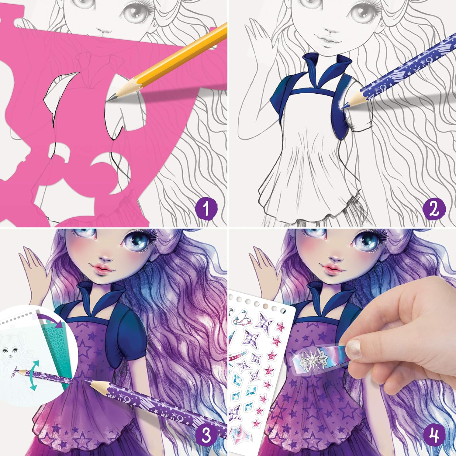 Nebulous Stars Creative Kids Sketchbook Set