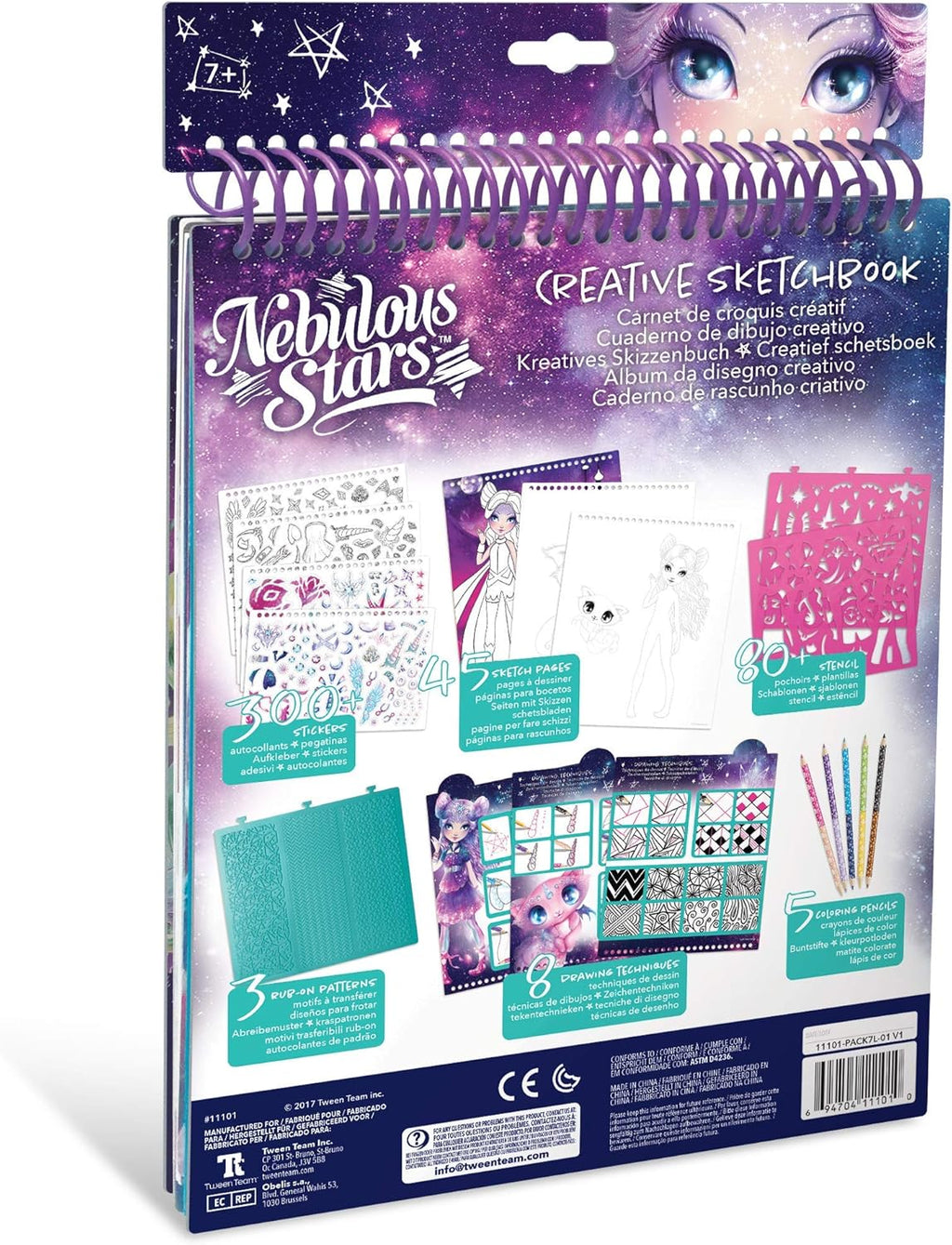 Nebulous Stars Creative Kids Sketchbook Set