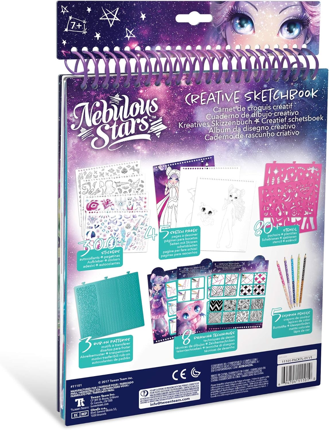 Nebulous Stars Creative Kids Sketchbook Set