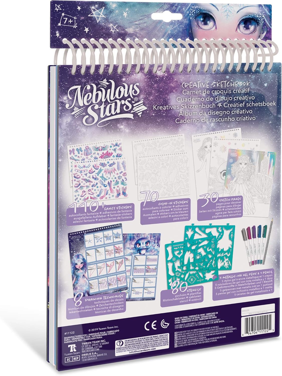 Nebulous Stars Creative Kids Sketchbook Set