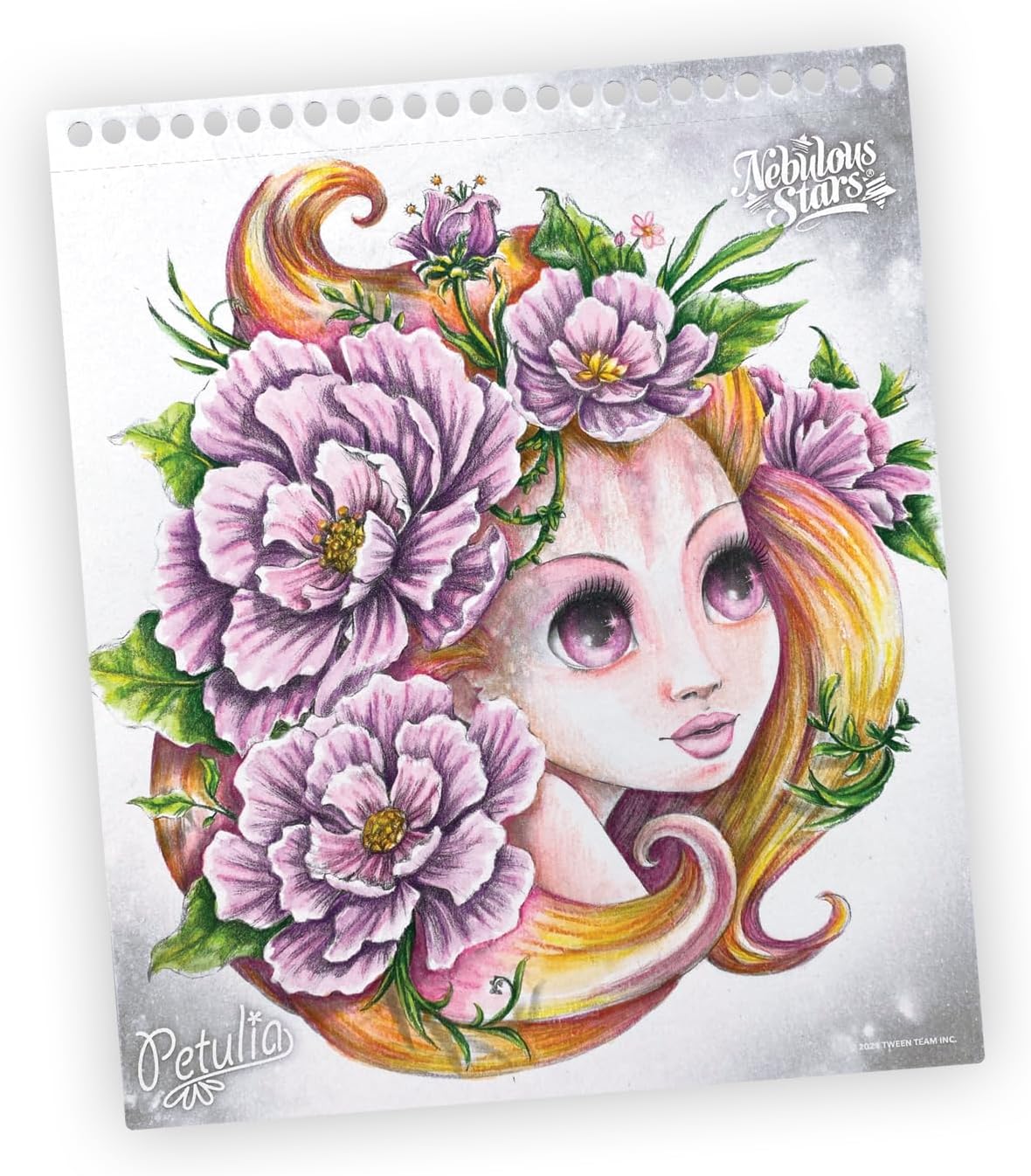 Nebulous Stars Watercoloring Book Set Featuring Estrelia
