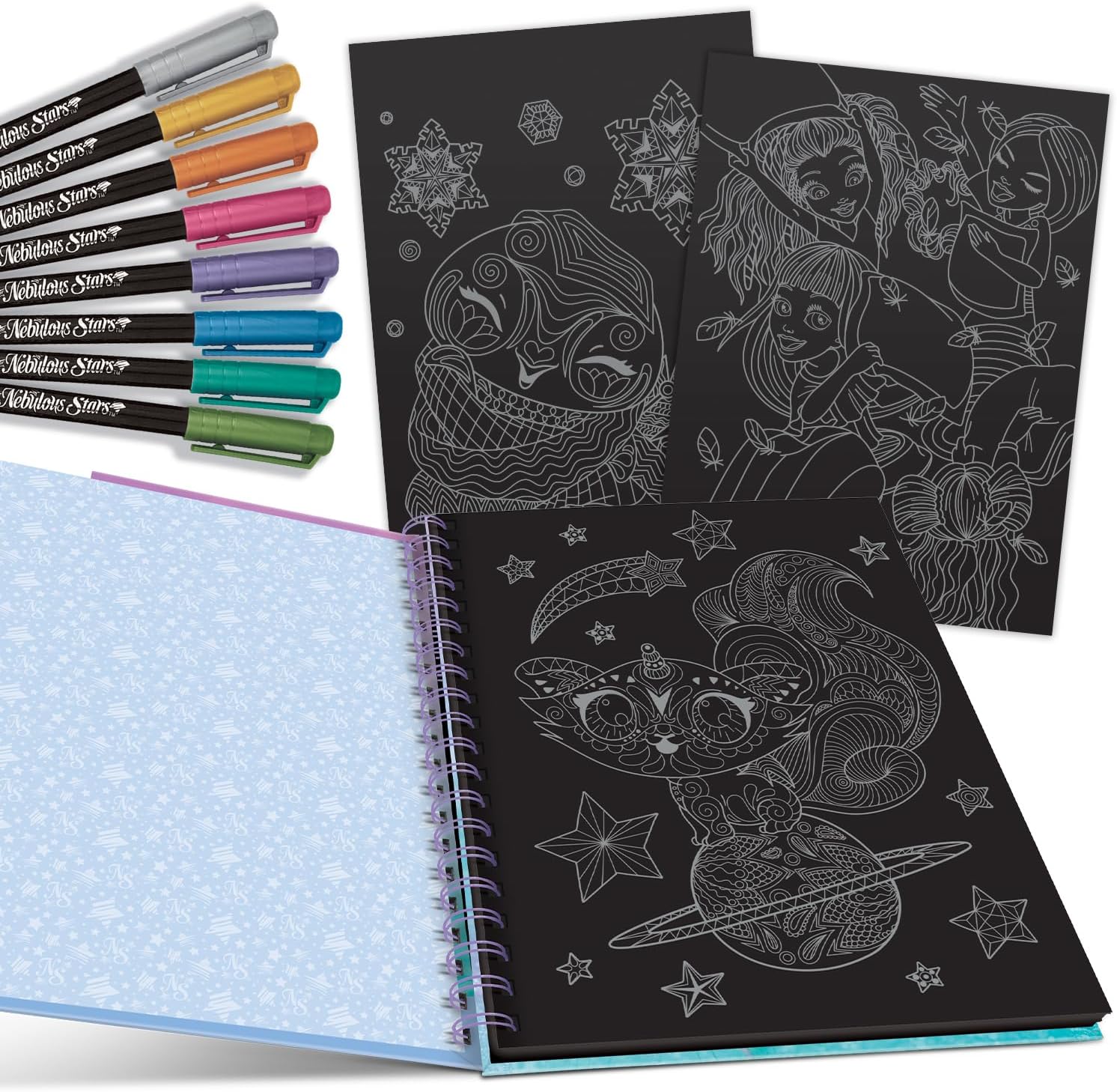 Nebulous Stars Colouring Book