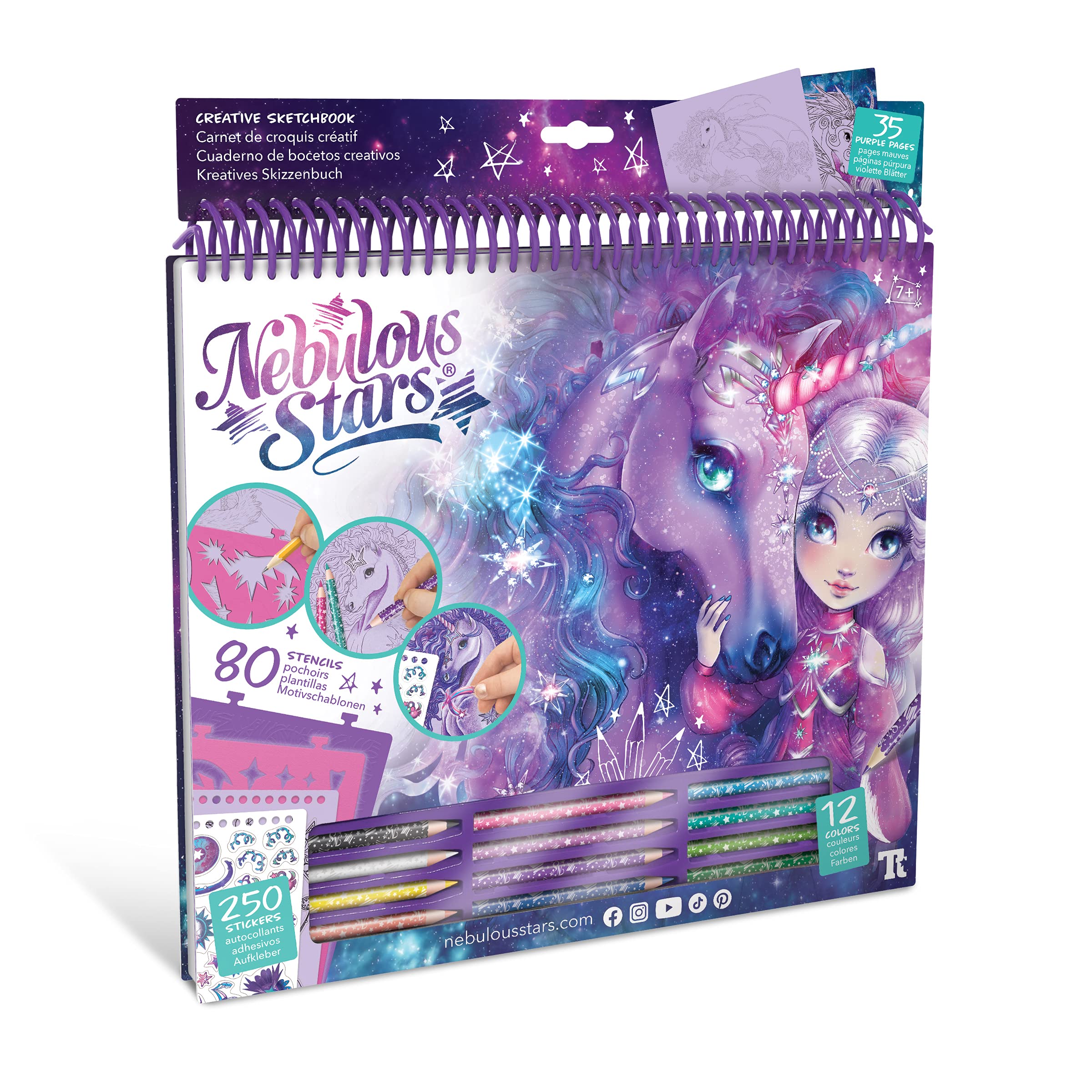 Nebulous Stars Fantasy Horses Sketchbook