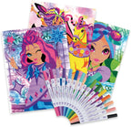 Nebulous Stars Color by Number Mystery Activity Book Set