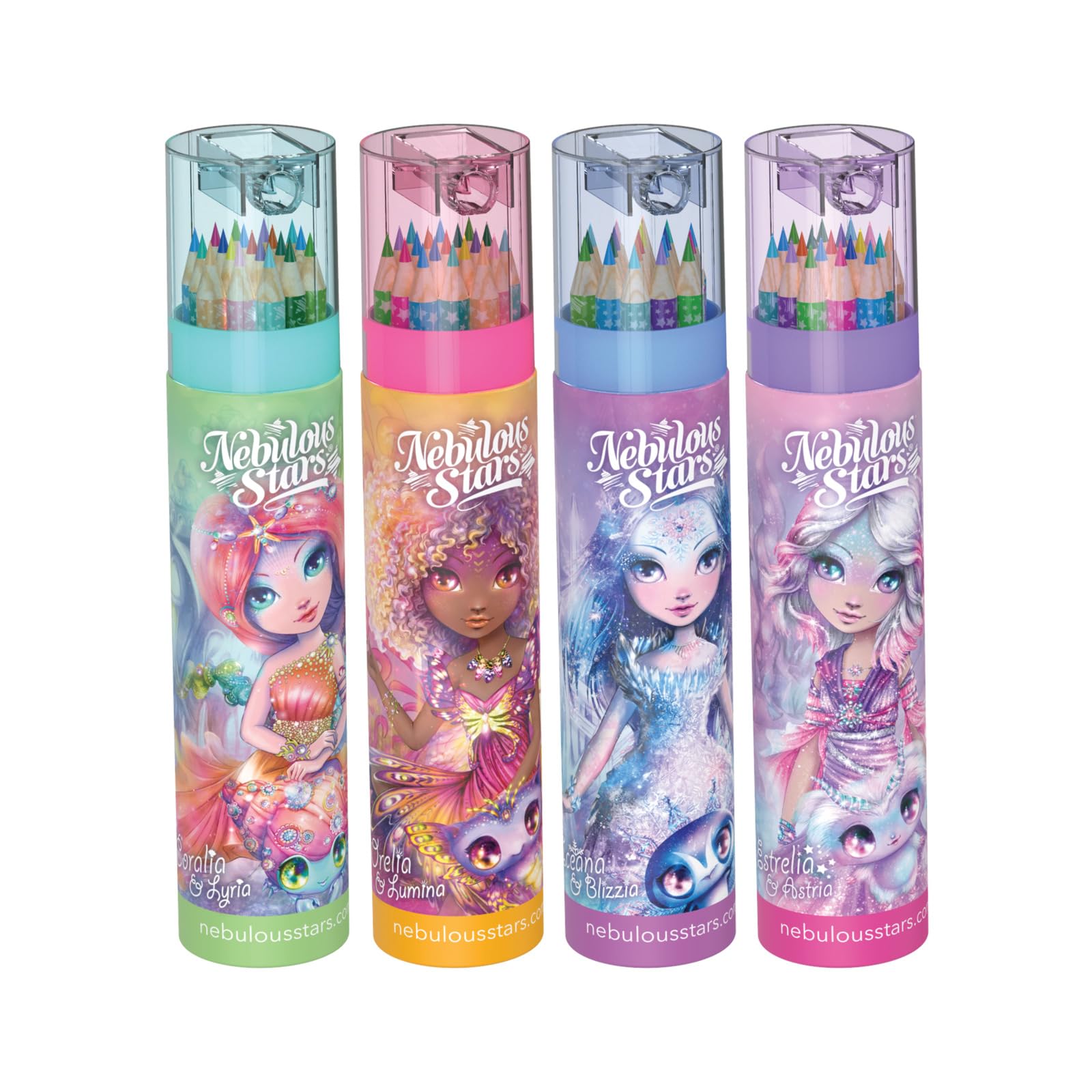 Nebulous Stars Sketch and Color Pencil Tube Assorted Pack, Estrelia