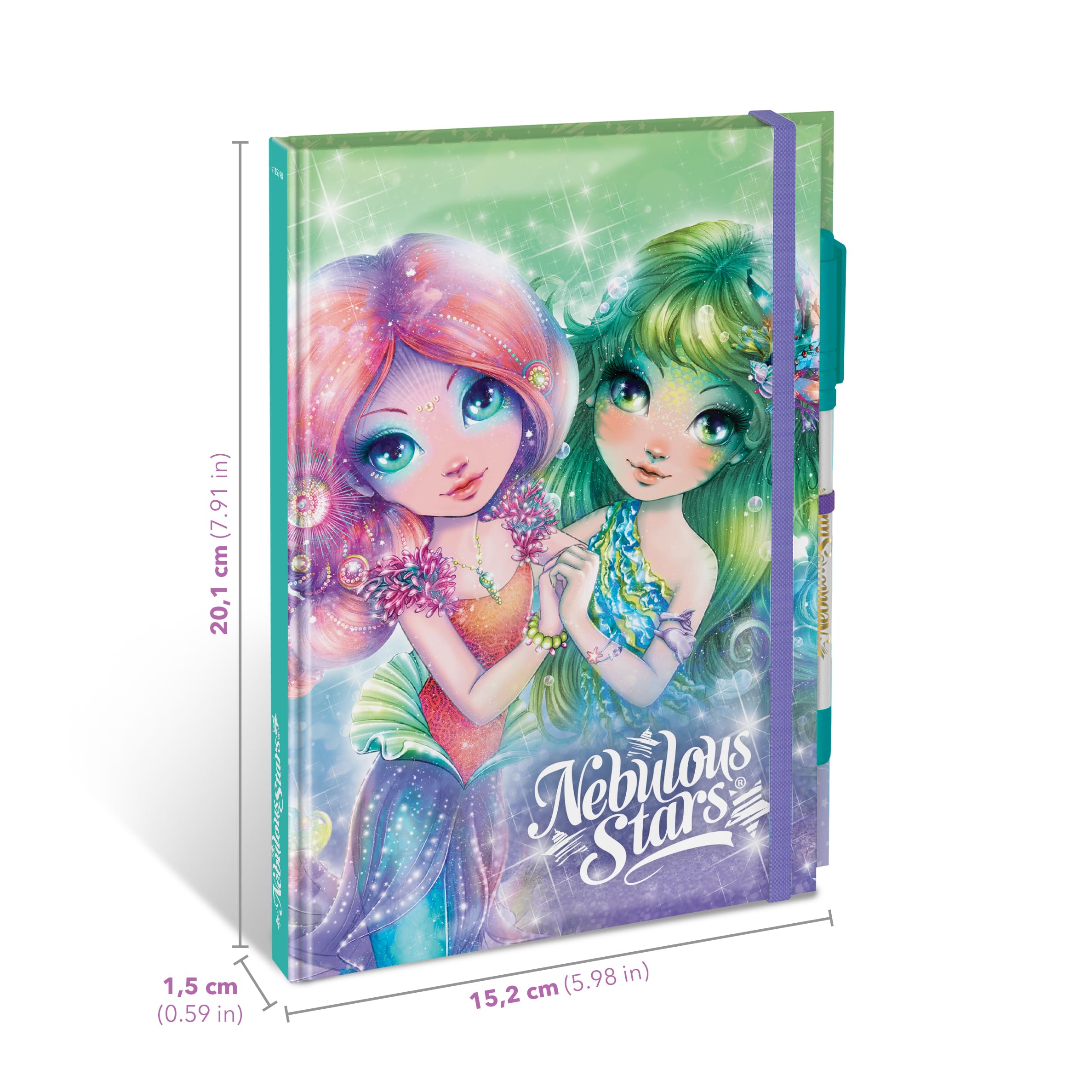 NEBULOUS - Deluxe White Notebook Display (6 pcs.) Notebooks and