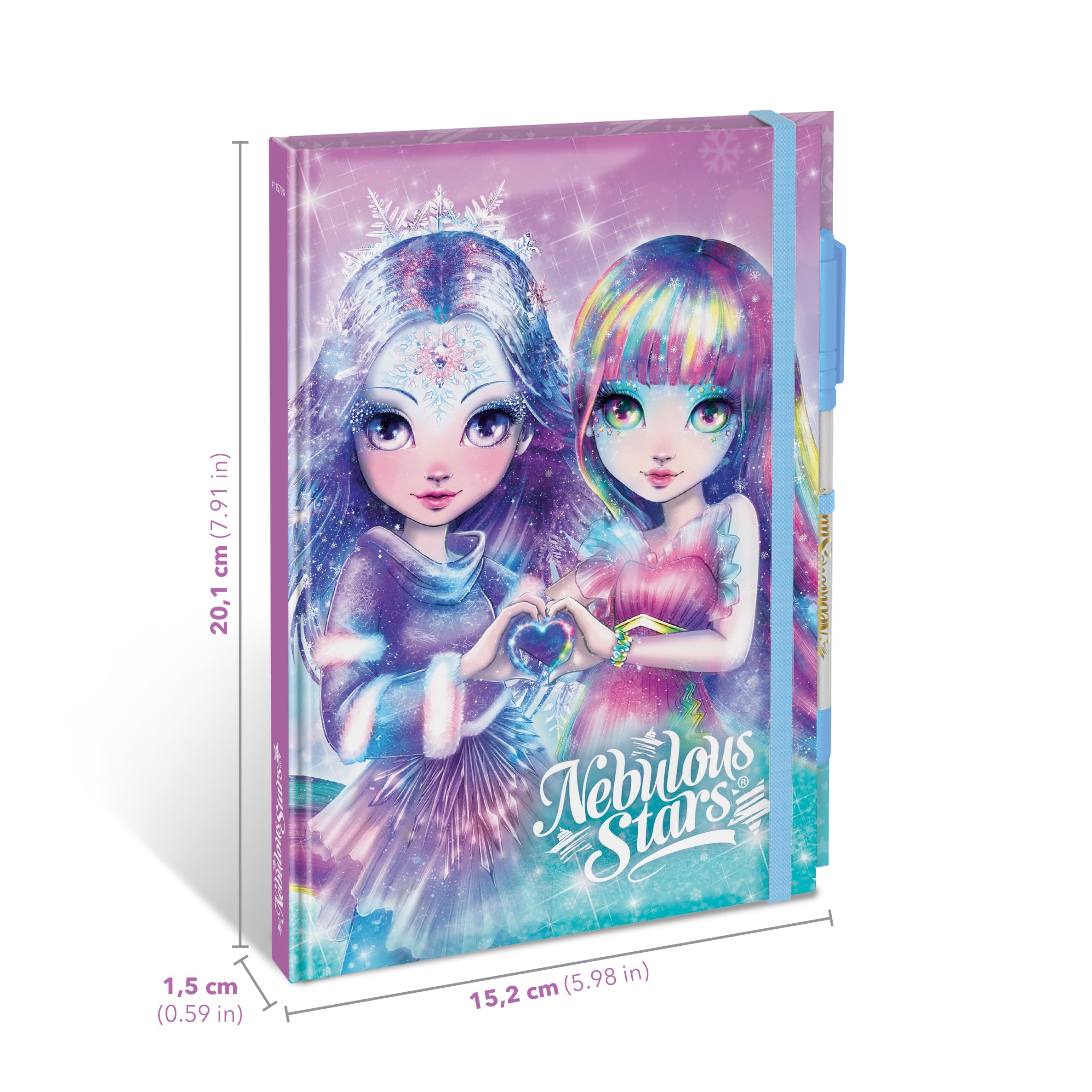 NEBULOUS - Deluxe White Notebook Display (6 pcs.) Notebooks and