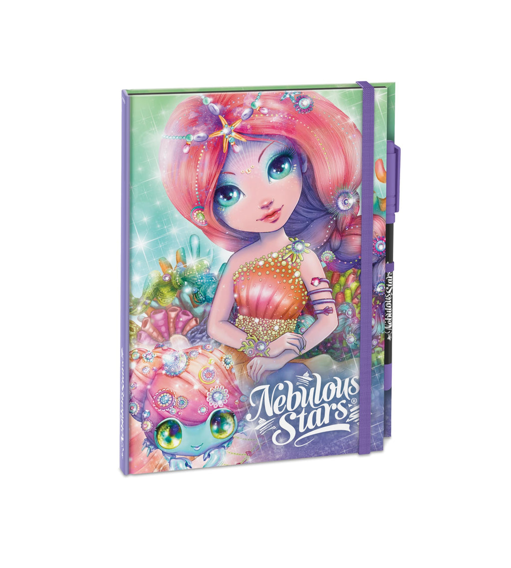 NEBULOUS - Deluxe Black Notebook Display (6 pcs.) Notebooks and Coloring Books, Multi-Coloured (NS11583)