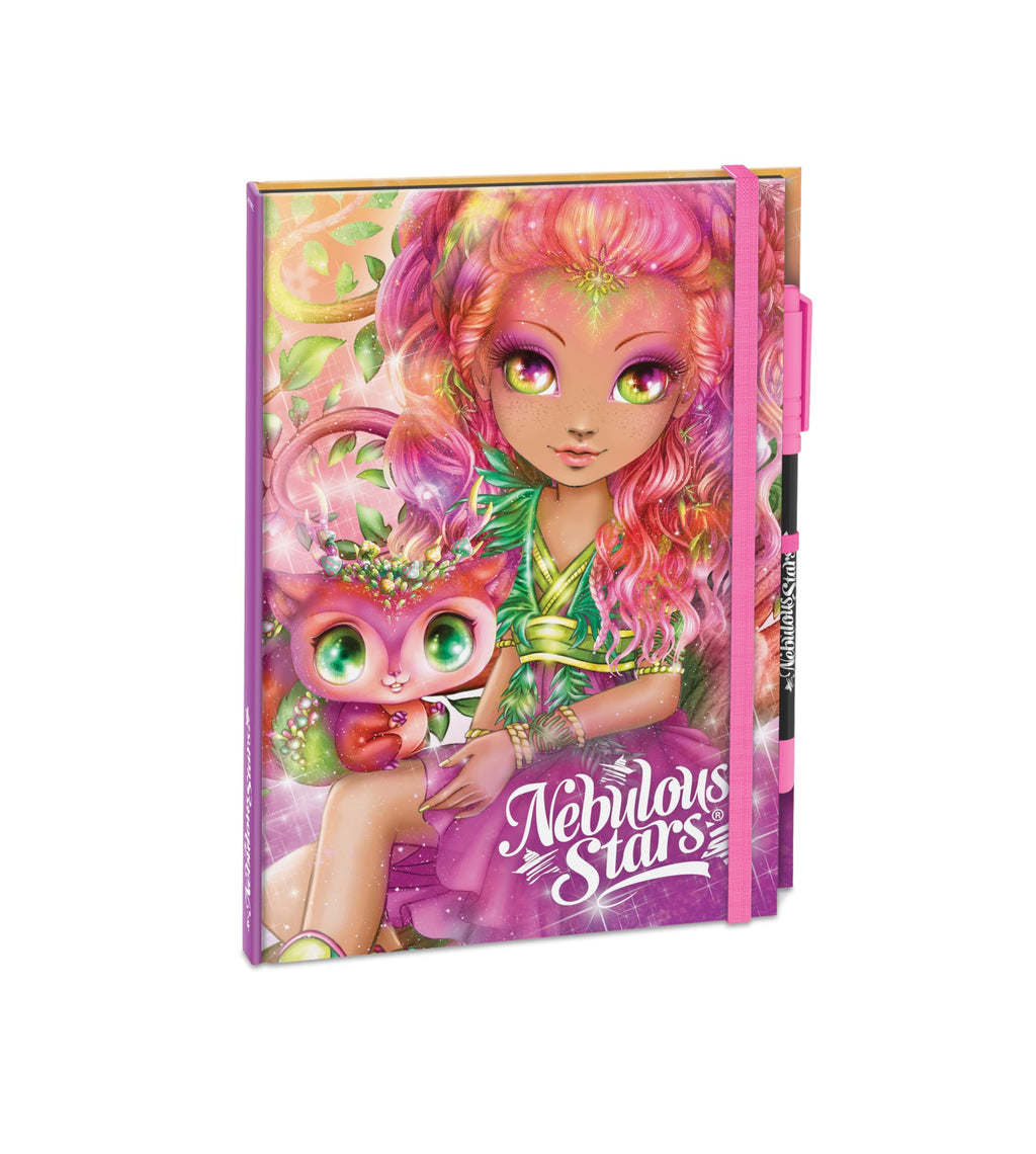 NEBULOUS - Deluxe Black Notebook Display (6 pcs.) Notebooks and Coloring Books, Multi-Coloured (NS11583)