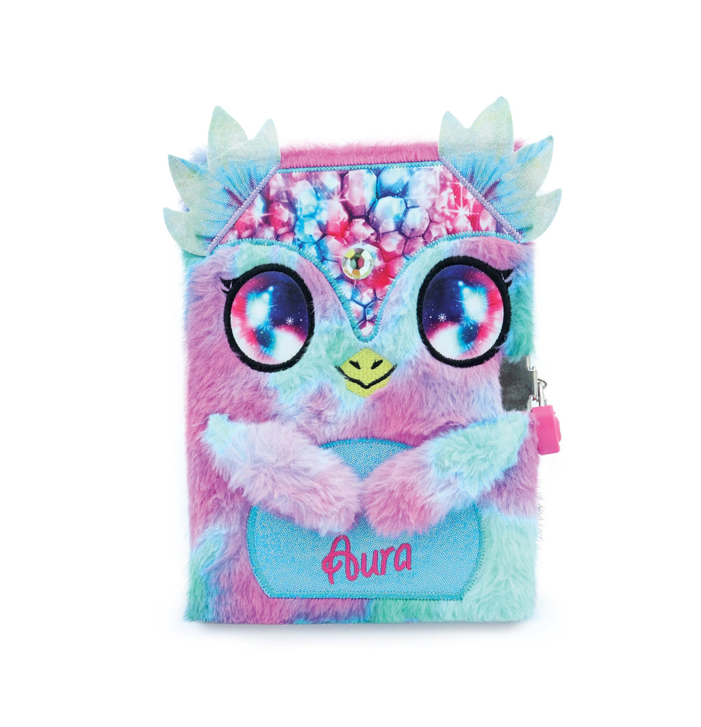 Nebulous Stars - Aura Soft Plush locked Secret Diary! Writing Journal