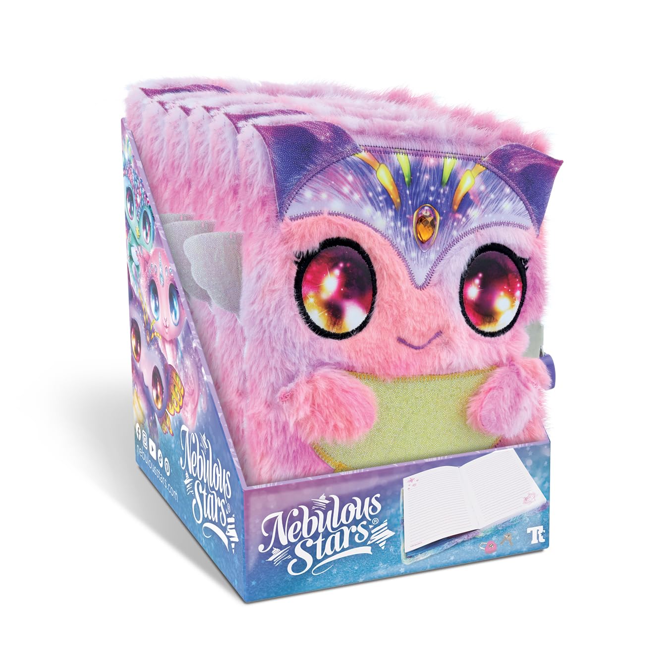 Nebulous Stars Lumina Soft Plush Locked Secret Diary! Writing